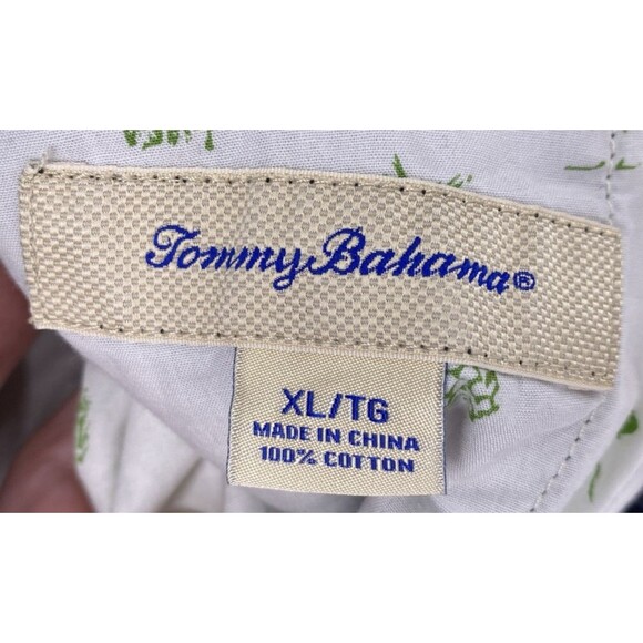 Tommy Bahama Men's XL Navy Blue Relax Cargo Shorts 100% Cotton Elastic Waist 38 - Picture 4 of 9